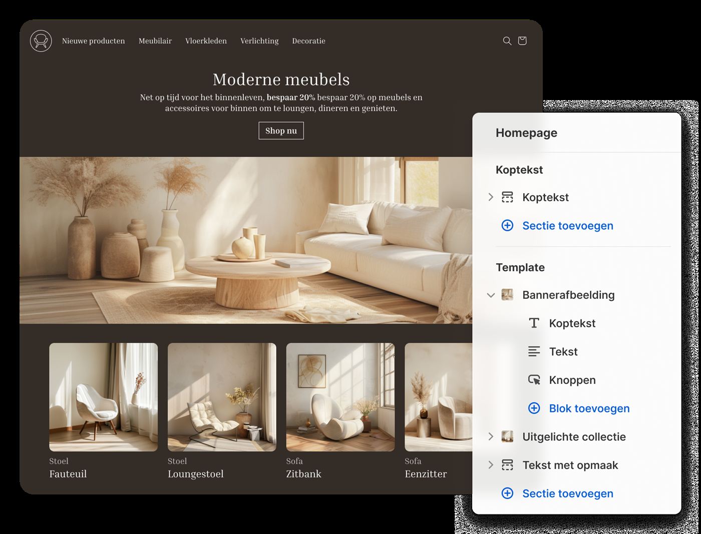 Shopify storefront with subscription offer and retention context